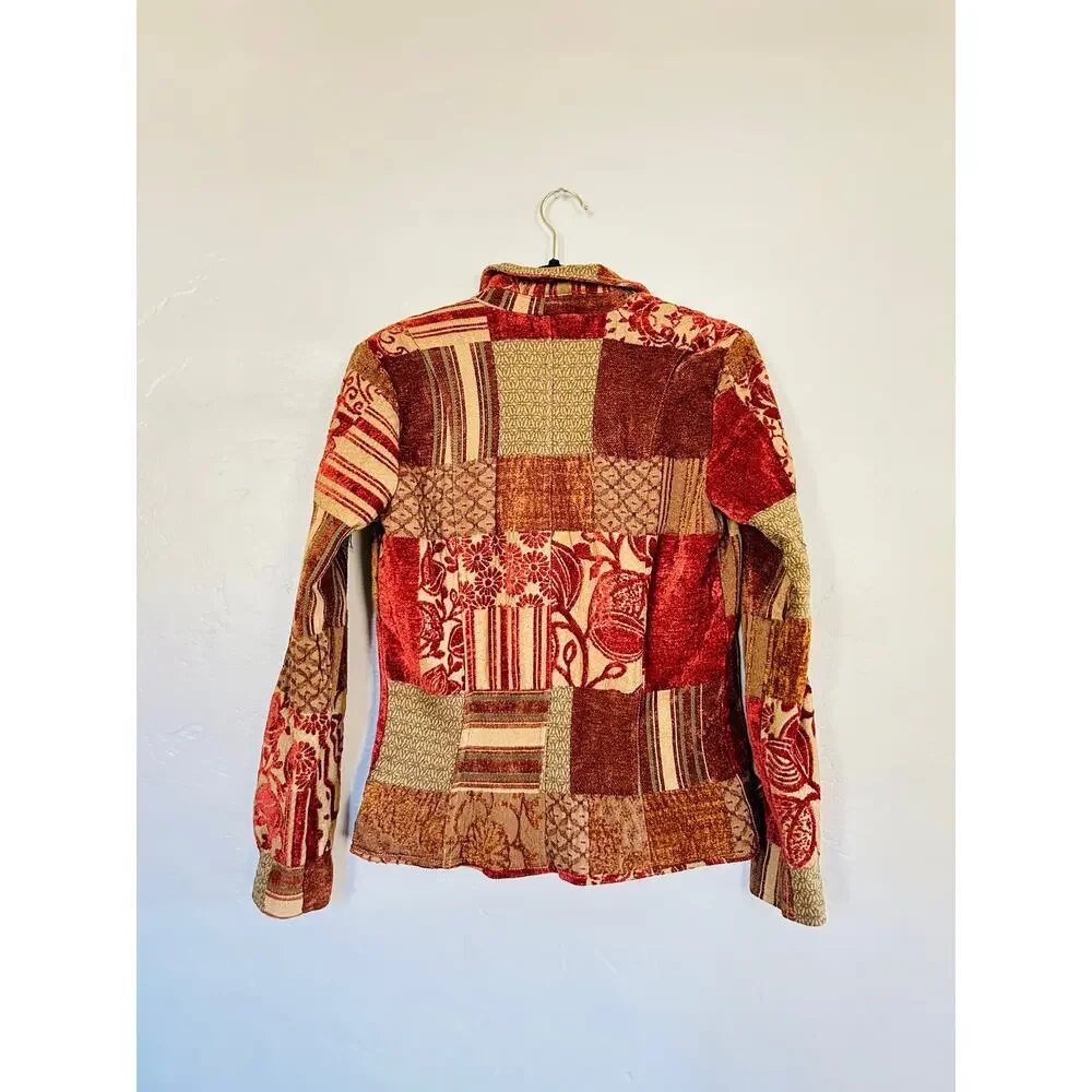 Vintage Patchwork Blazer - Picture 3 of 3